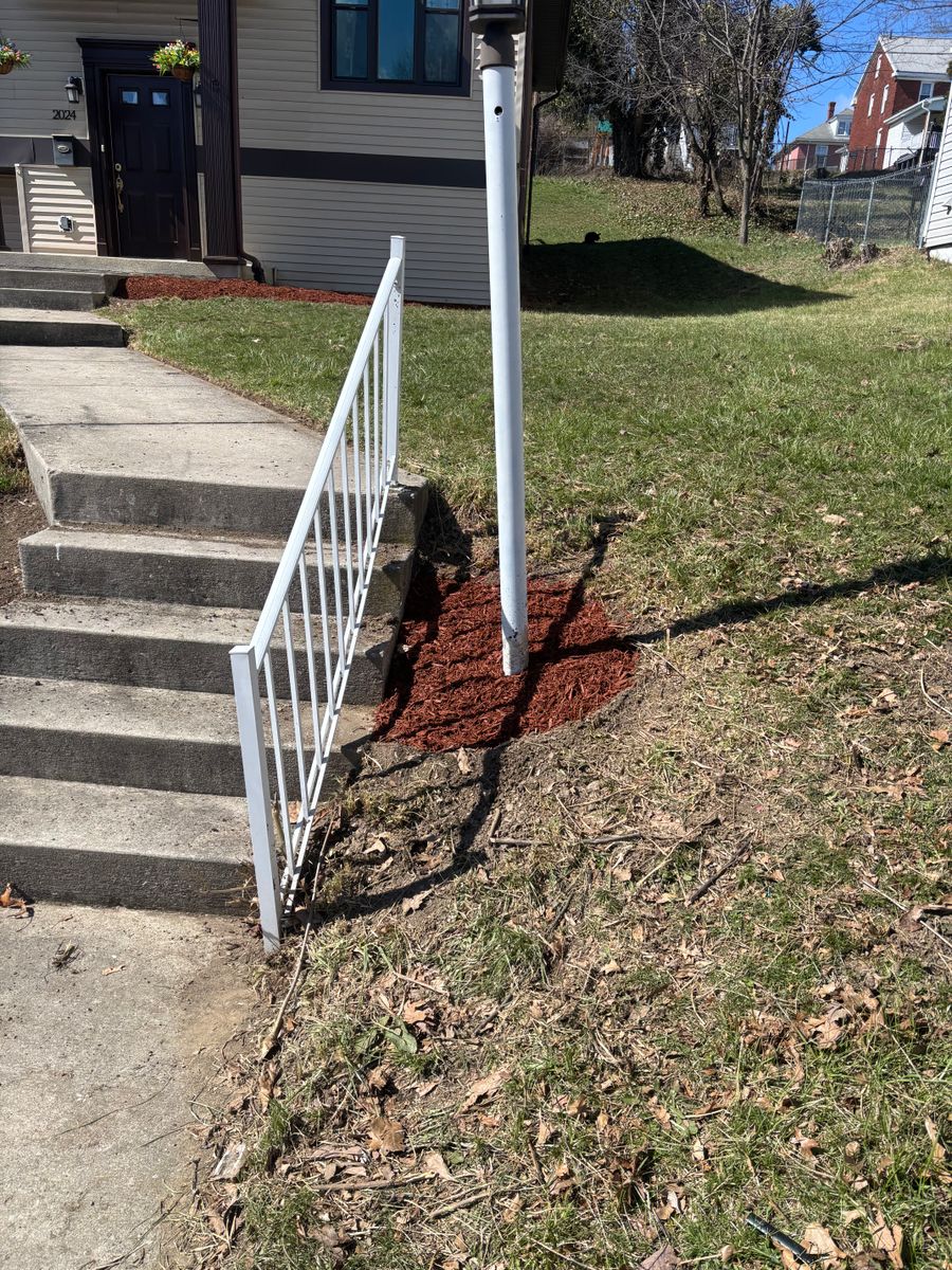 Mulch Installation for Bryant Property Solutions in Altoona, PA