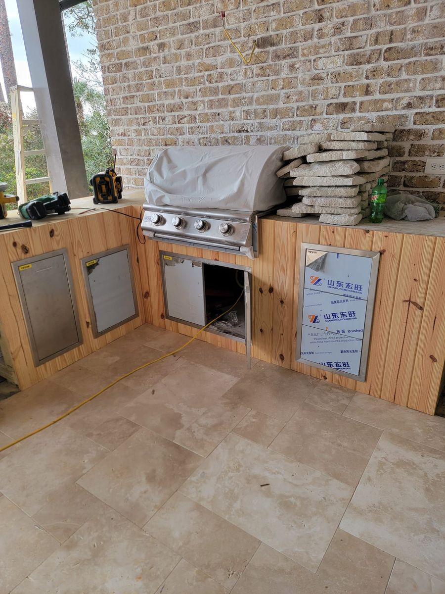 Kitchen Renovation for T & R Grantham Enterprises in Crestview, FL