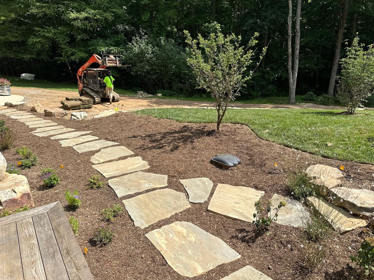 Hardscaping (Flagstones,Retaining Walls) for Rescue Grading & Landscaping in Marietta, SC