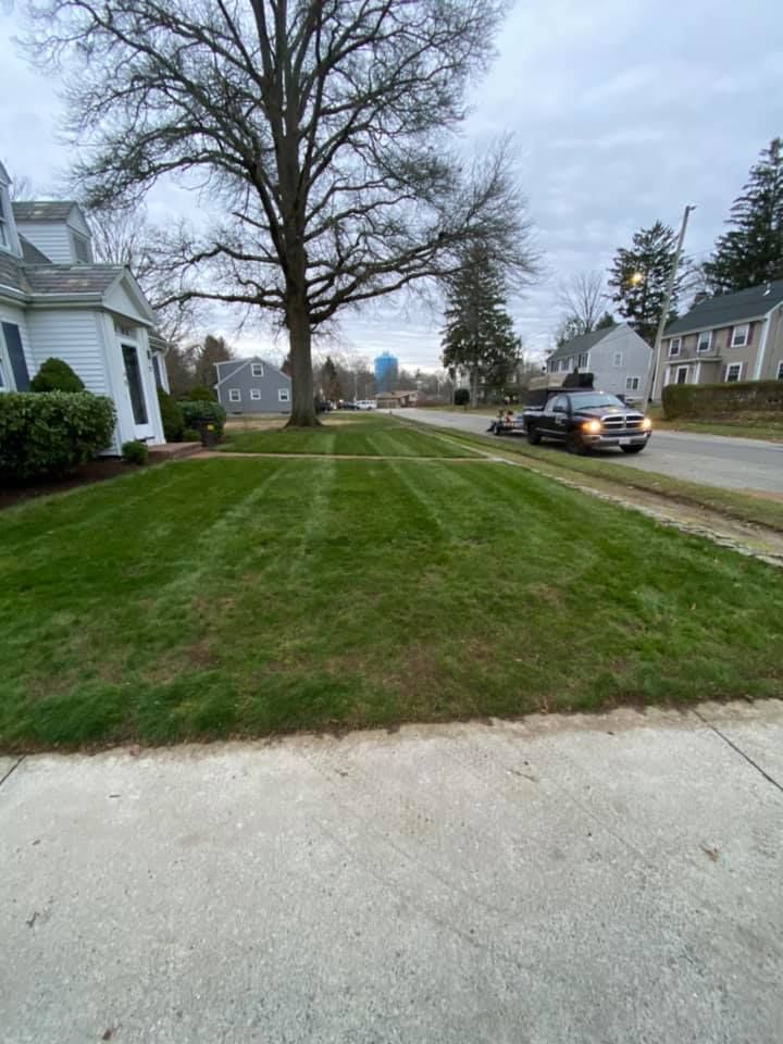 Mowing for Wilson’s Landscape Services LLC in West Bridgewater, MA