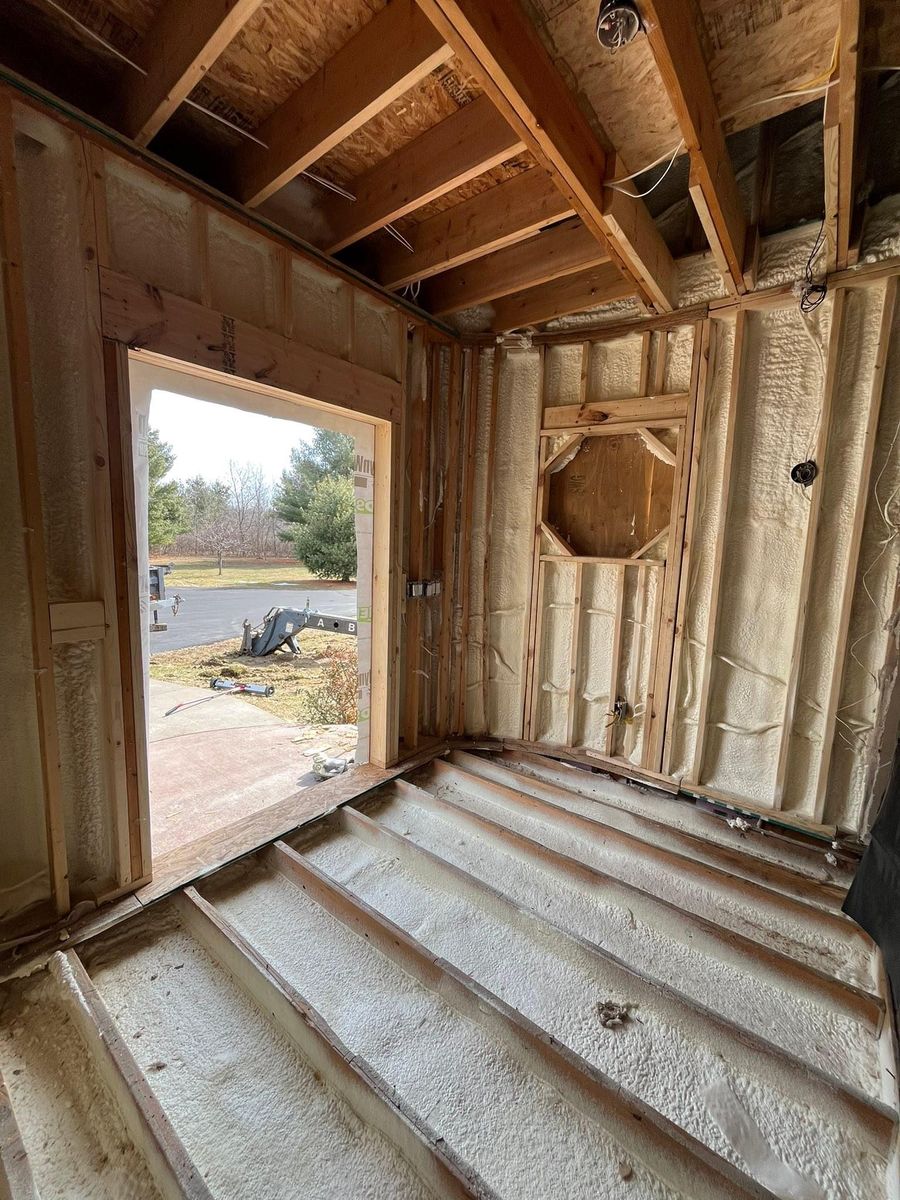 New Home Construction Spray Foam Insulation for Schwartz Spray Foam Services in Osseo, WI