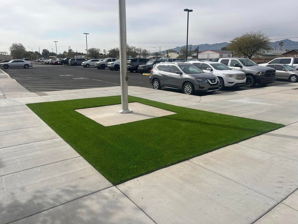 Artificial Turf Installation for Infinity Concepts Landscaping in Bullhead City, AZ