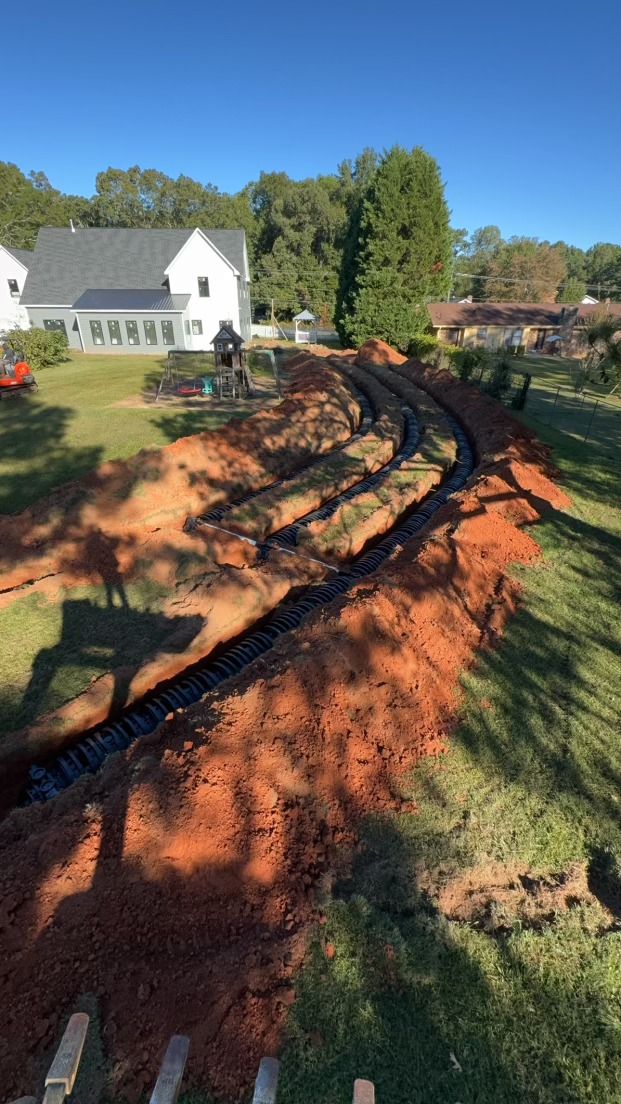 Sewer Line Replacement for New Horizon Environmental Services in Dawsonville, GA