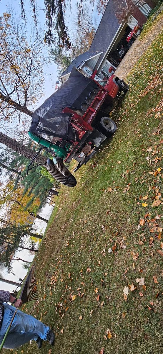Fall Clean Up for 360 Outdoor Services in Lapeer, MI