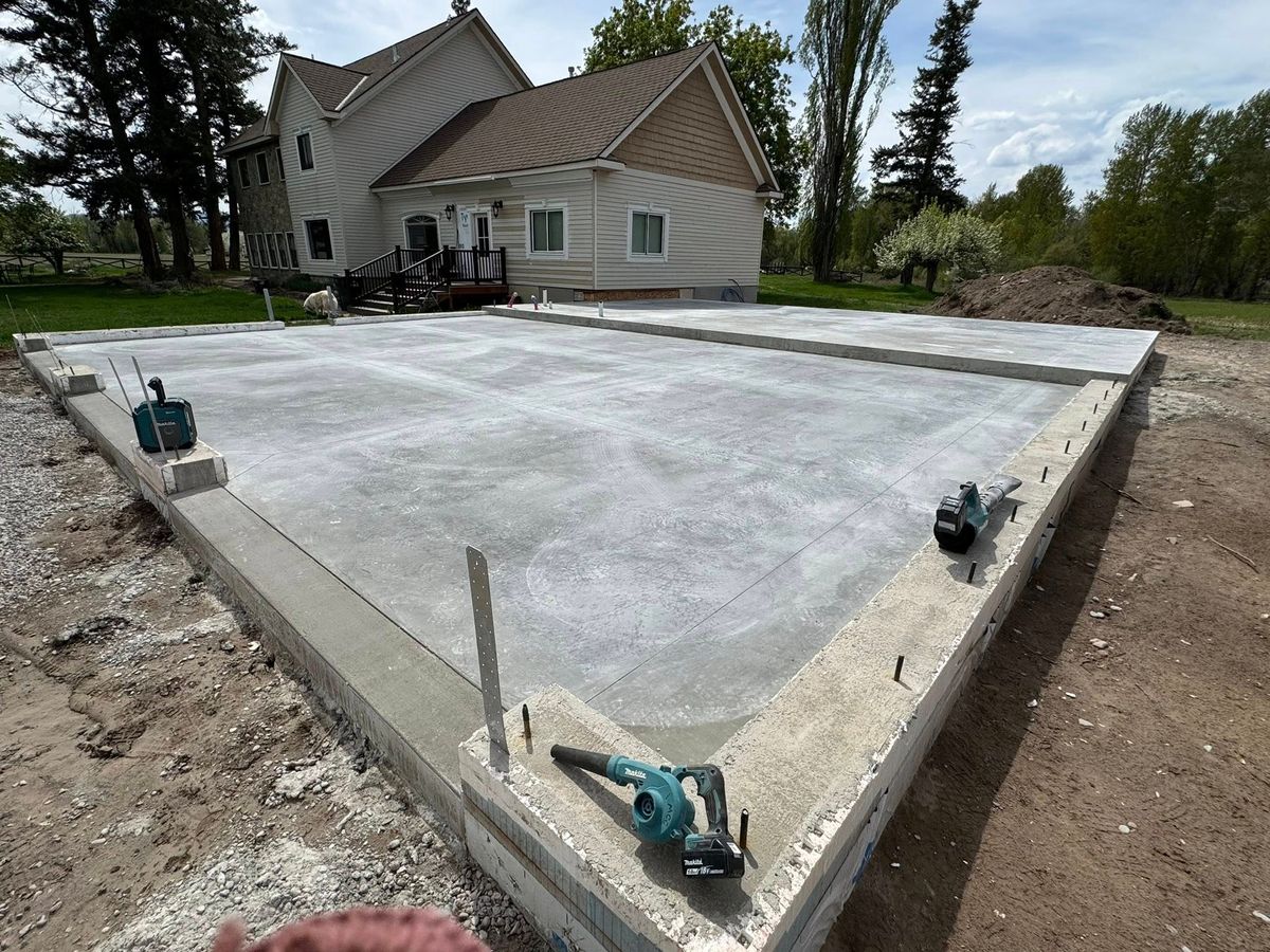 Foundations for Montana Concrete Creations in Bigfork, MT