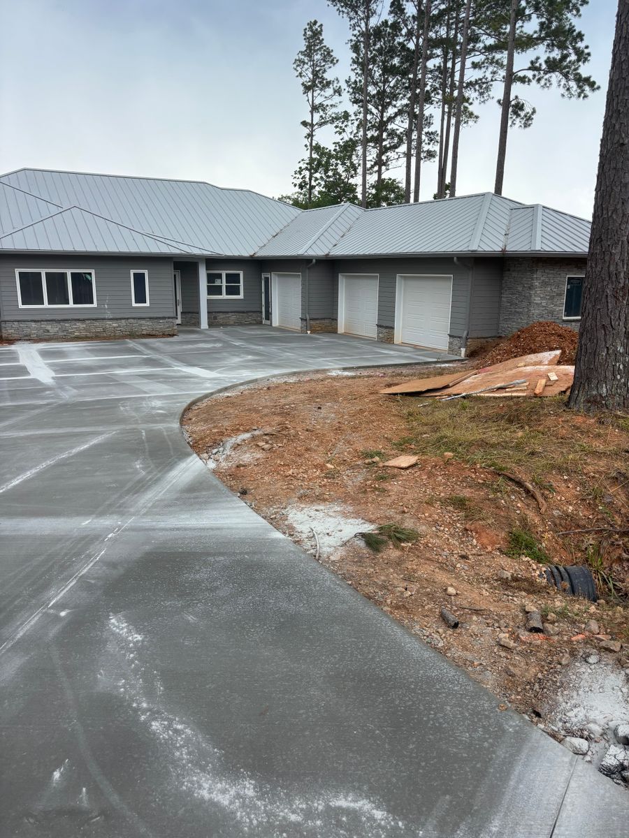 Concrete Flat Work for Baer & Sons Concrete in Greenwood County, SC