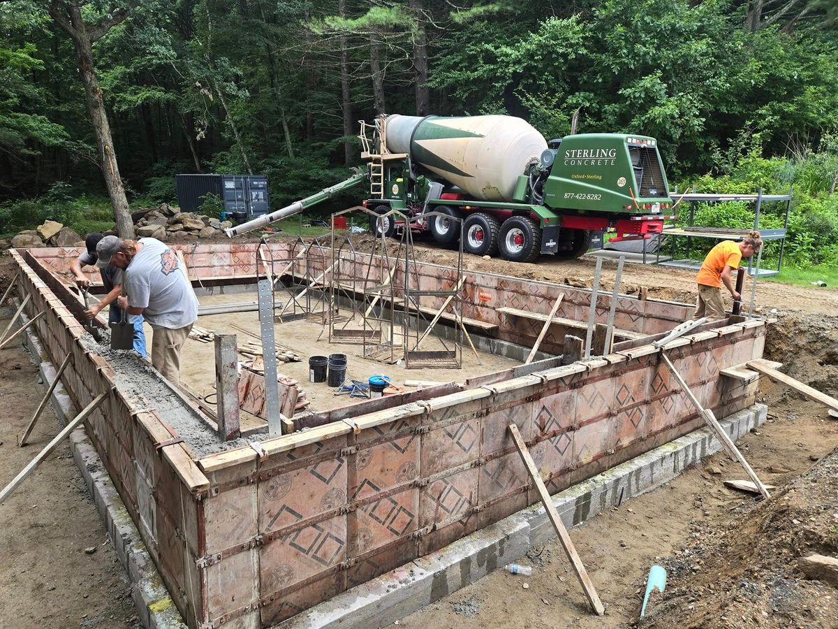 Foundation Digging for MJS Excavating in Hardwick, MA