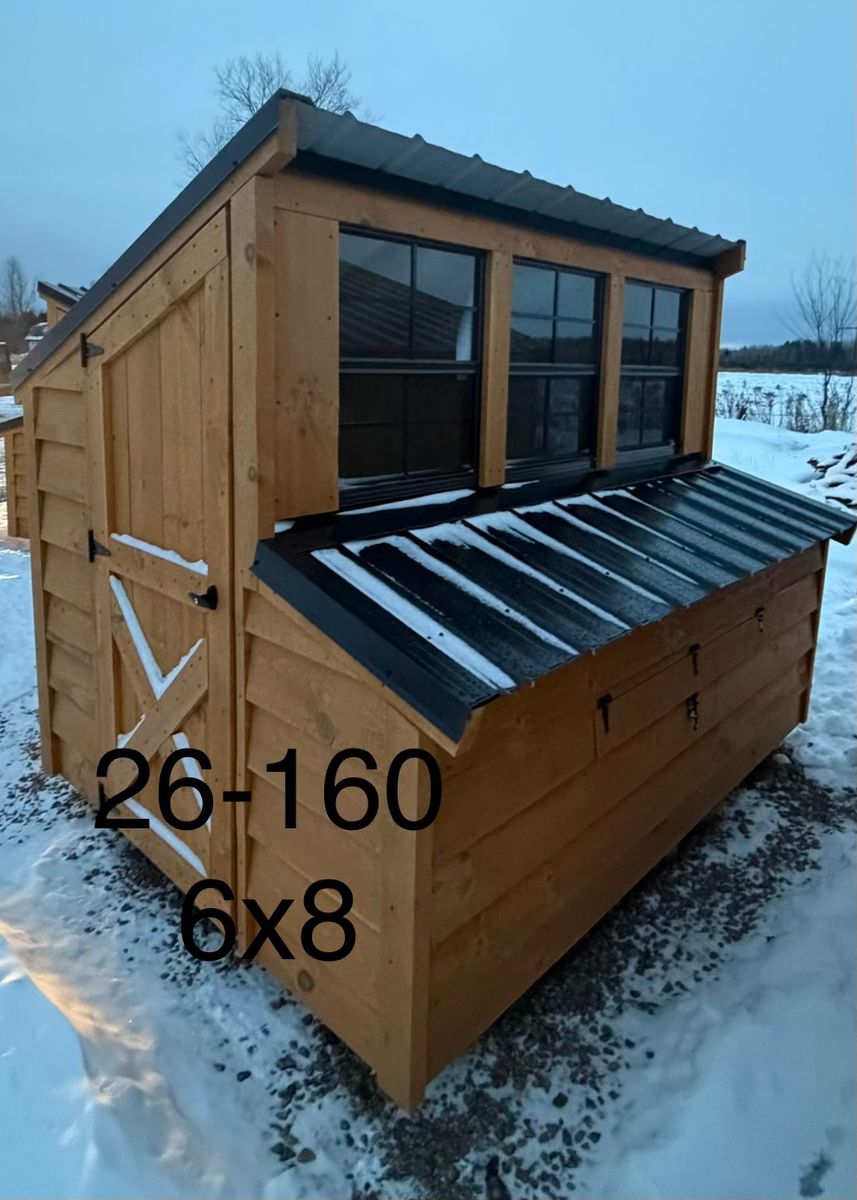 6x8 Insulated Chicken Coops for Yoder Sheds in Chili, WI