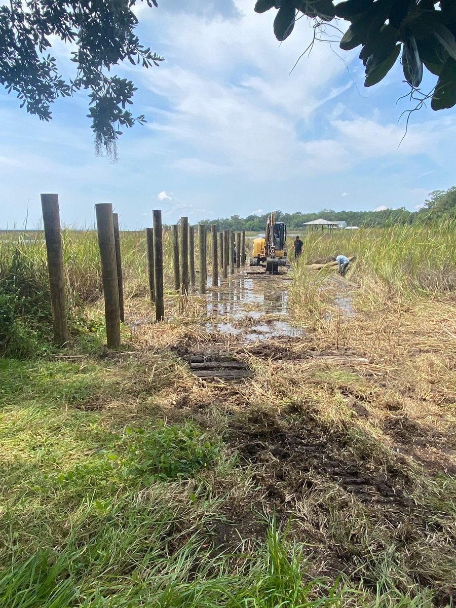 New Dock Construction for Coastal Marine Construction in Bay St. Louis, MS
