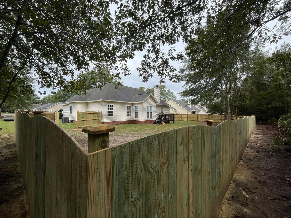 Fence Installation for JB Nealy Fence in Elgin, SC