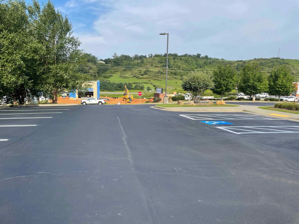 ADA Pavement Markings for Stripe A Lot in Knoxville, TN