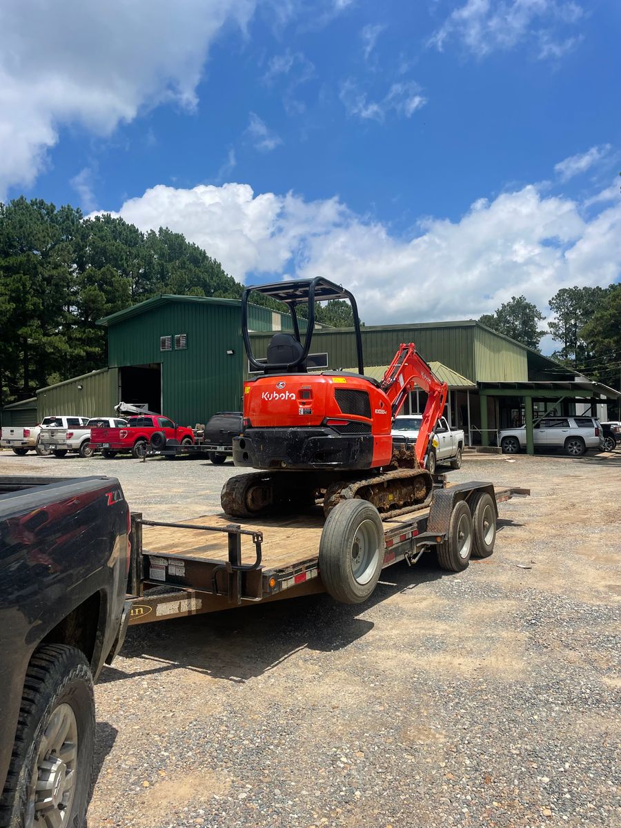 Equipment Rentals for JUSTIN JACQUES LLC DBA DOUBLE J EXCAVATION in Nashville, AR