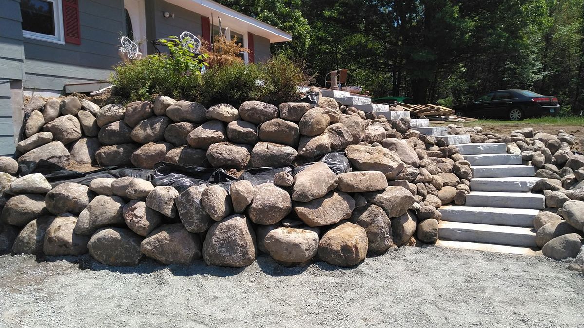 Retaining Wall Construction for Jamco in Monticello, MN