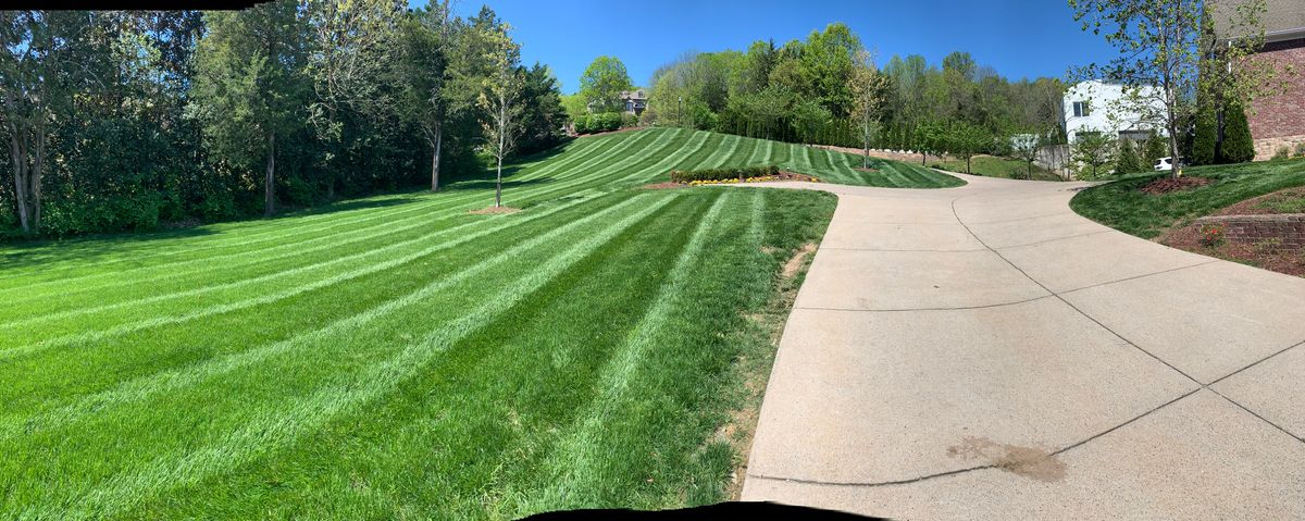 Mowing for Russell's Lawn Care Plus in Nashville, TN