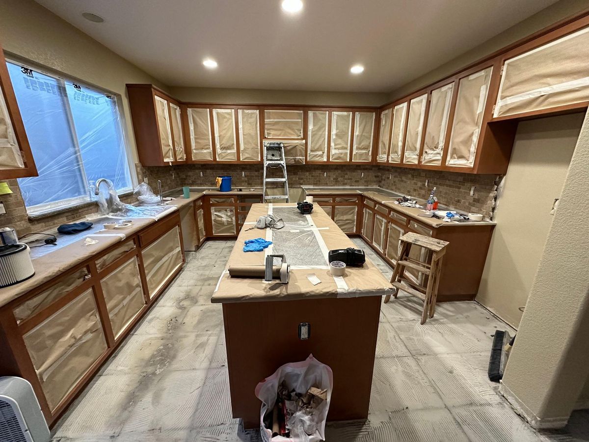 Kitchen and Cabinet Refinishing for The Painter in Citrus Heights, CA