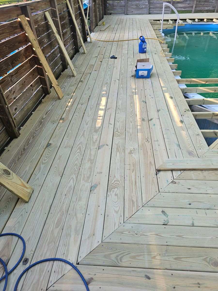 Decking for A&D Home Improvements in Cleveland, TN
