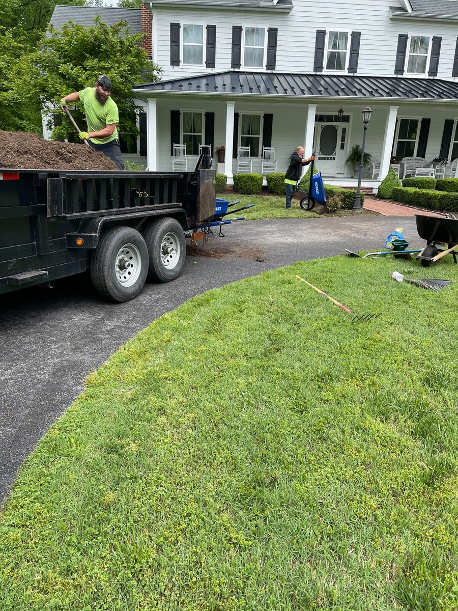 Mulching Servies for Hurley's Cutz in Saint Leonard, MD