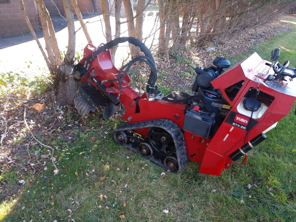 Stump Grinding for TH Property Service, LLC in Manlius, NY