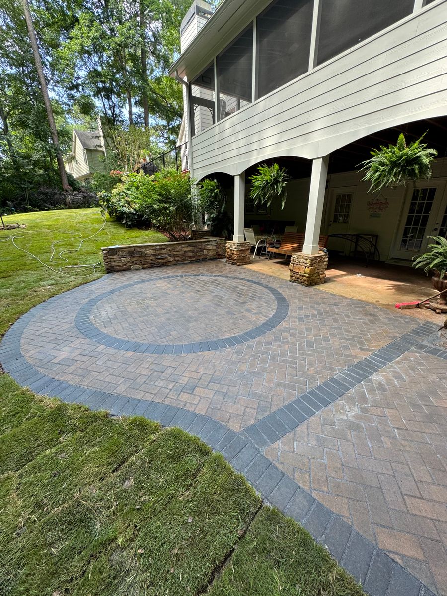 Backyard Remodel for E&T Outdoor Pros in LaGrange, GA