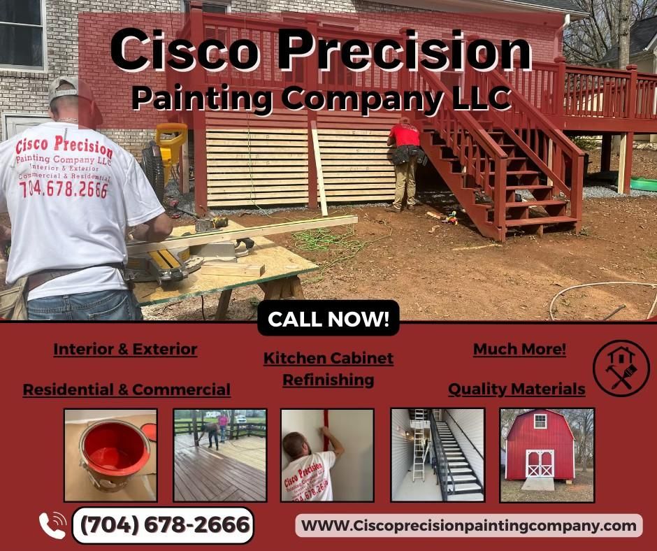 Exterior Painting for Cisco Precision Painting Company  in Charlotte, North Carolina