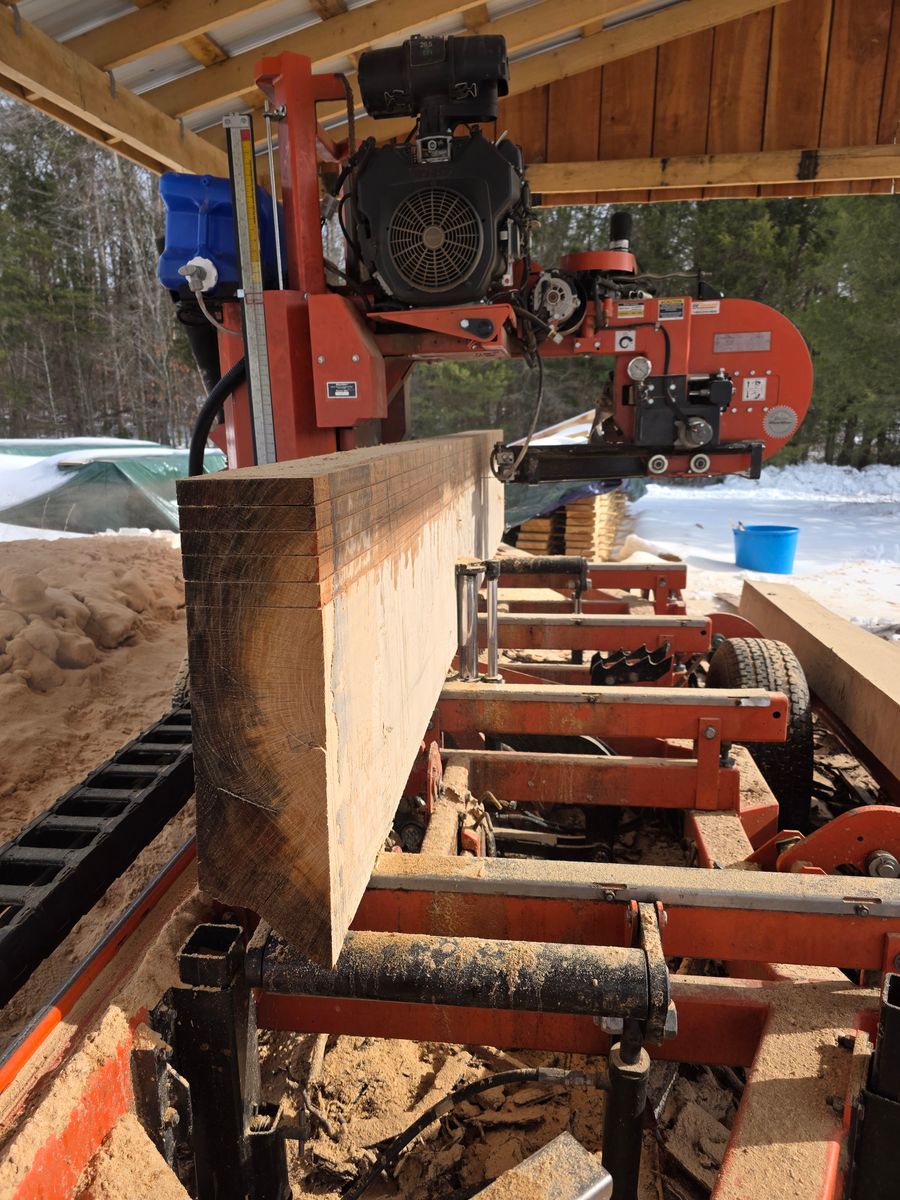 Custom Sawmilling for Smith Tree Experts in Palmyra, VA