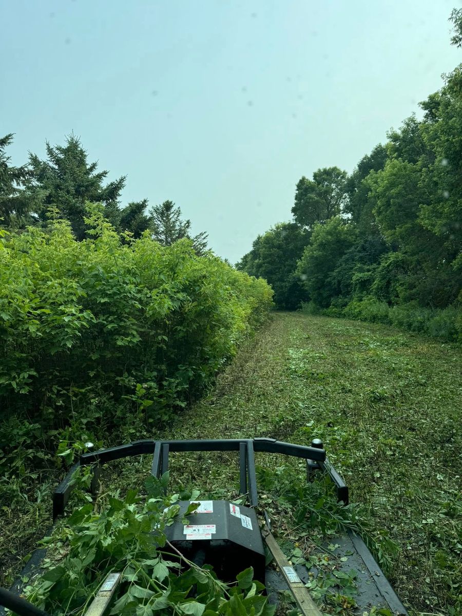 Brush Hogging for RTK Co. Land Management in Raymond, MN