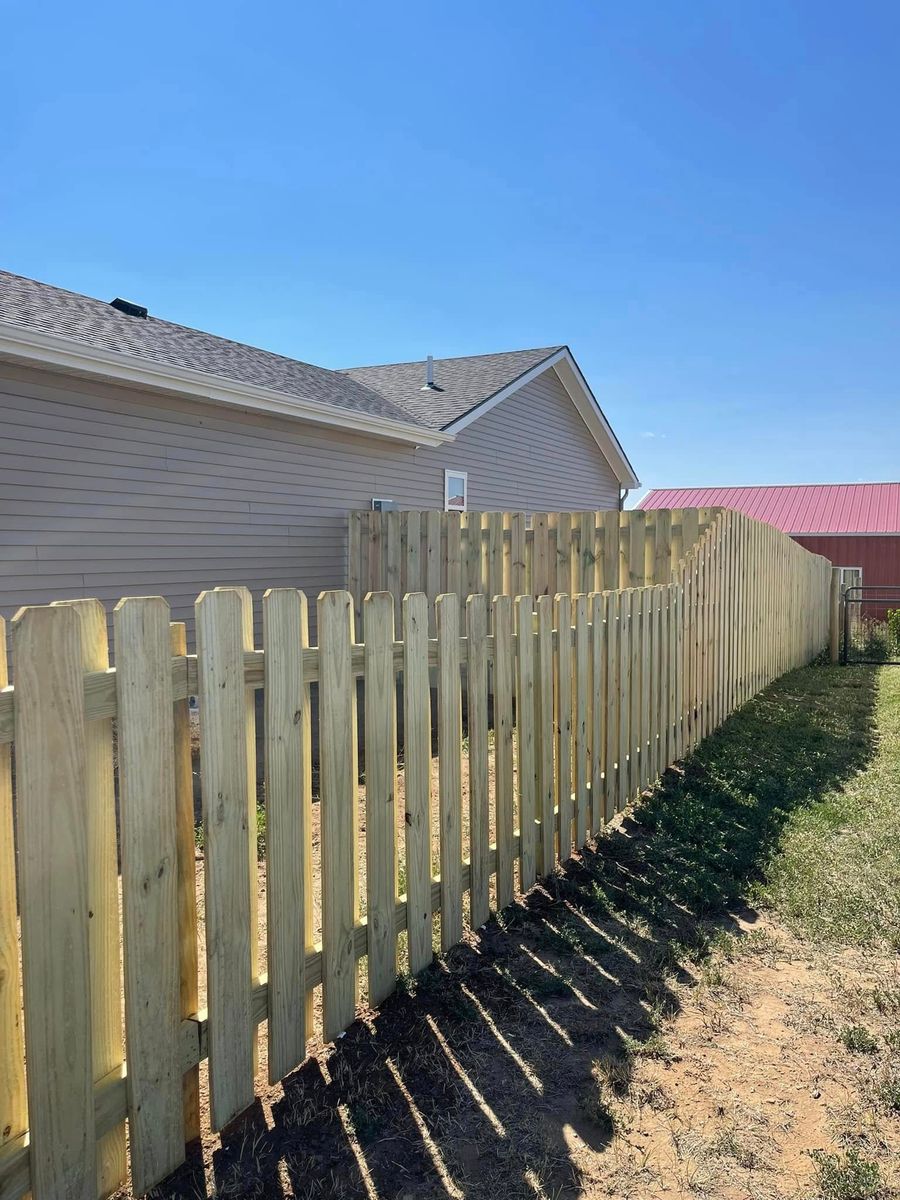 Residential Fence for DS Industries in Gillette, WY