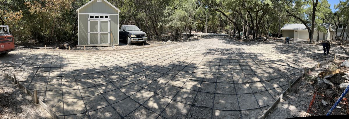 Sidewalk Installation for AJ’s Concrete in Hutto, TX