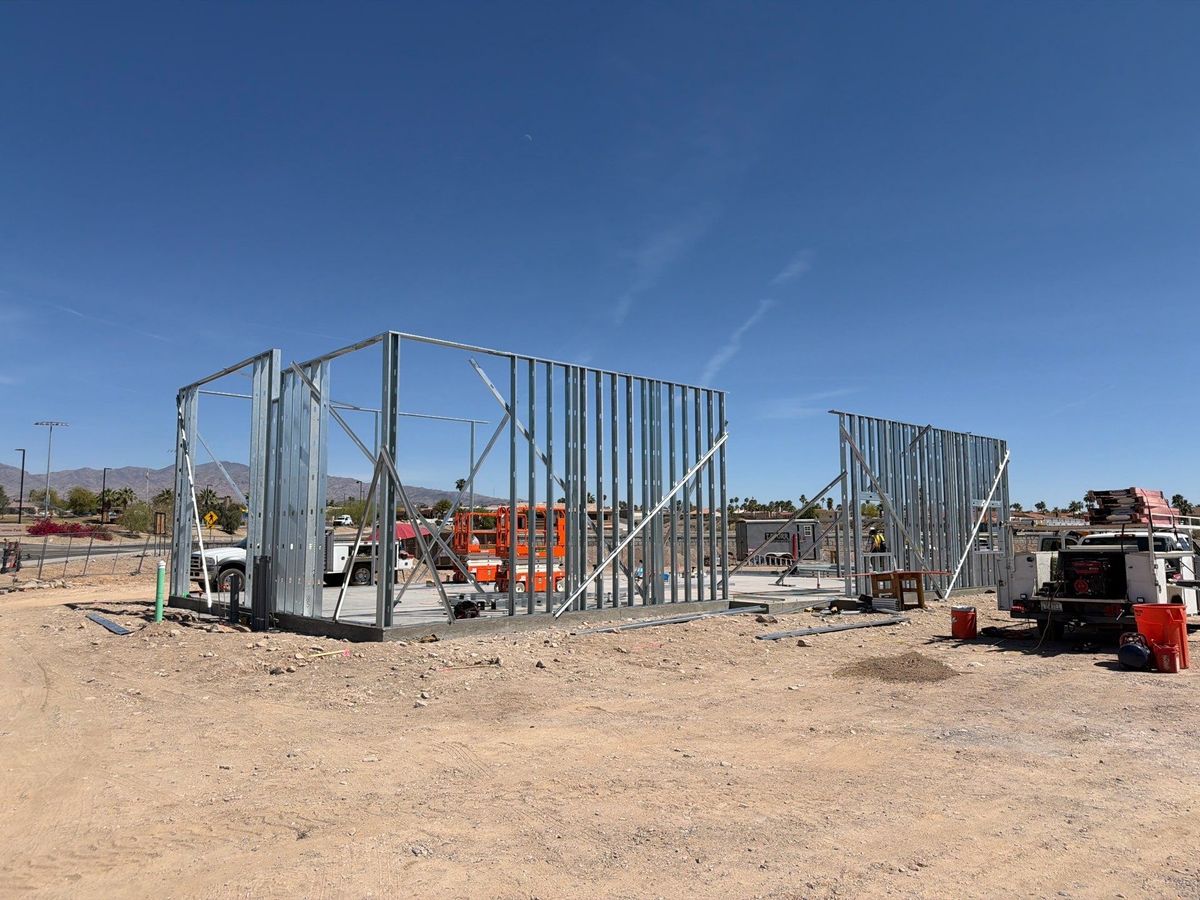 Framing for Ant Farm Construction in Kingman, AZ
