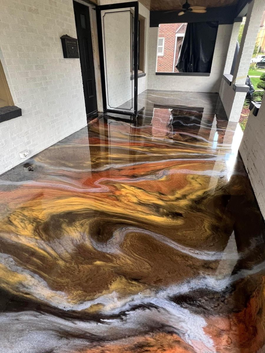 Epoxy Floor Coatings for Texas Curb N Borders in Houston, TX