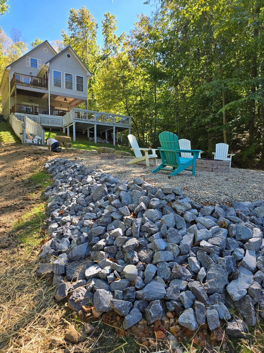 Hardscaping for Williams Lawn and Land in Sharps Chapel, TN