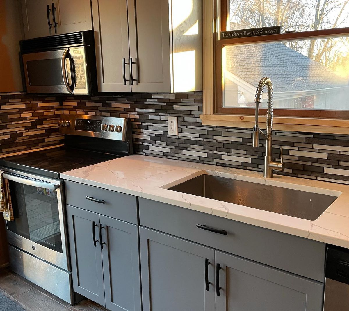 Kitchen Renovation for F&R Construction and Design INC in Lindenhurst, NY 