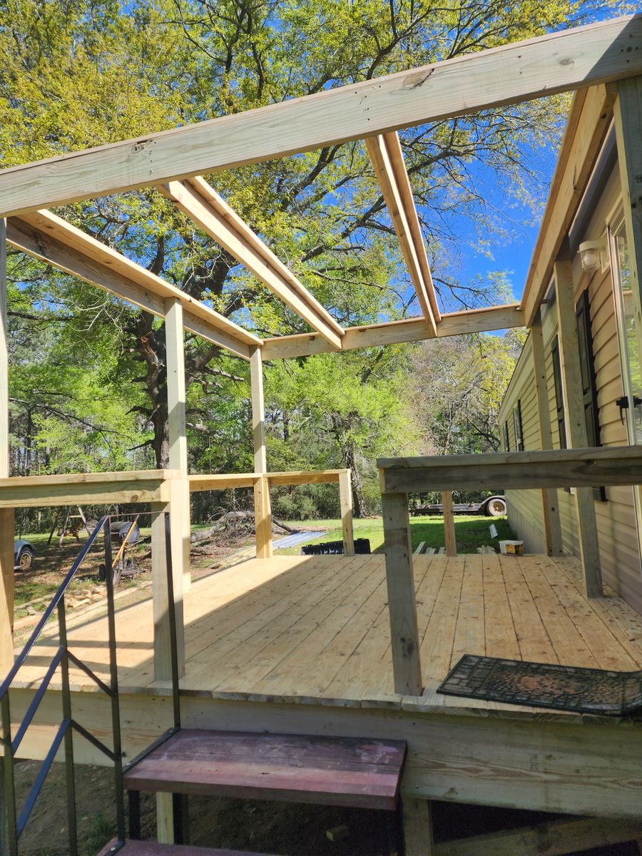 Deck And Patio Construction for S.W. Construction in Center, TX