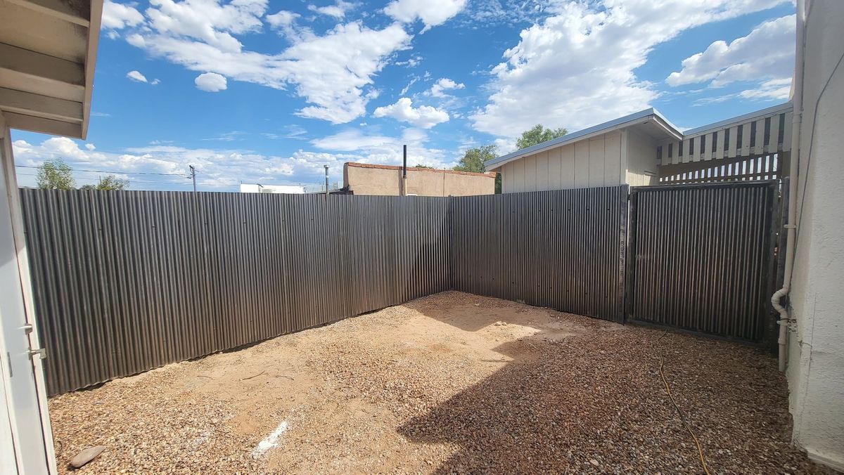 Fence Repair for Az Corrugated Fencing   in Tuscon Estates, AZ