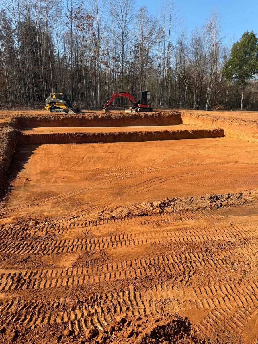 Grading for Kelley Excavation & Land Services in Anderson, SC