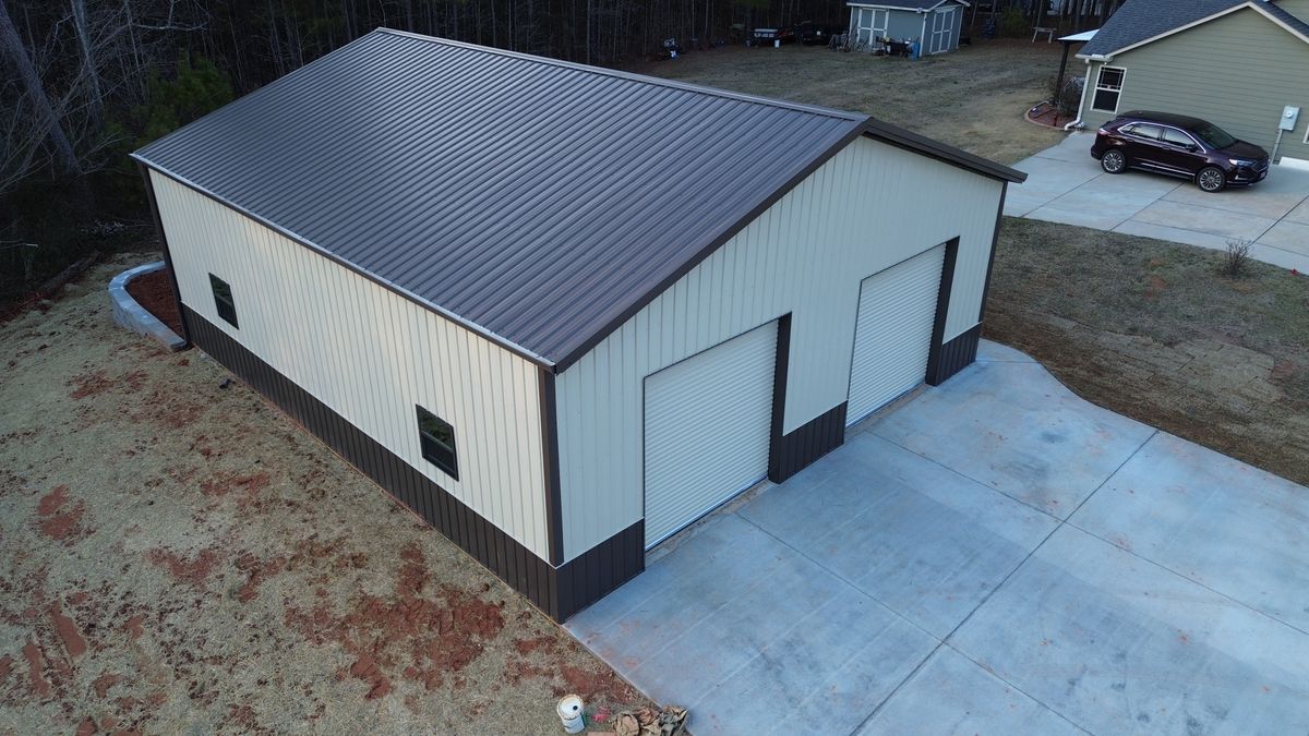 Pole Barn Construction for A Carpenter's Son in Williamson, GA