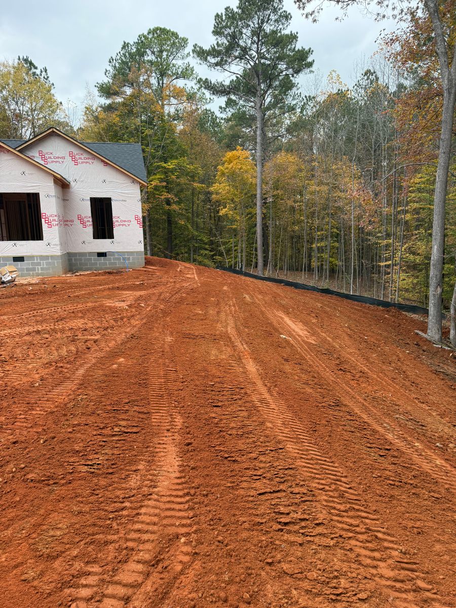 Foundation Digging for West TN Dirt Works in Lexington, TN