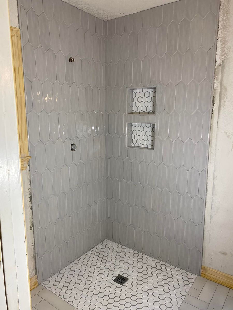 Bathroom Tiling Installation for Harris Tile and Stone in Tyler, TX