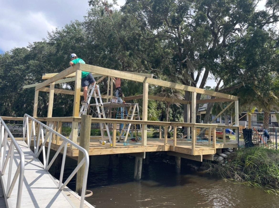 Deck & Patio Installation for Cumberland Construction GA in Woodbine, GA
