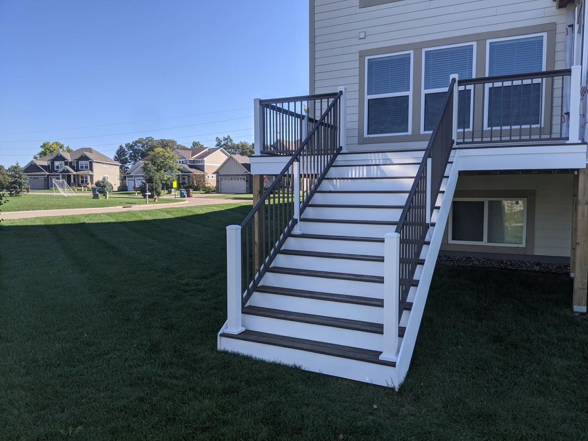 New Deck Construction for Radke Deck Works & Remodeling in Elk River,  MN