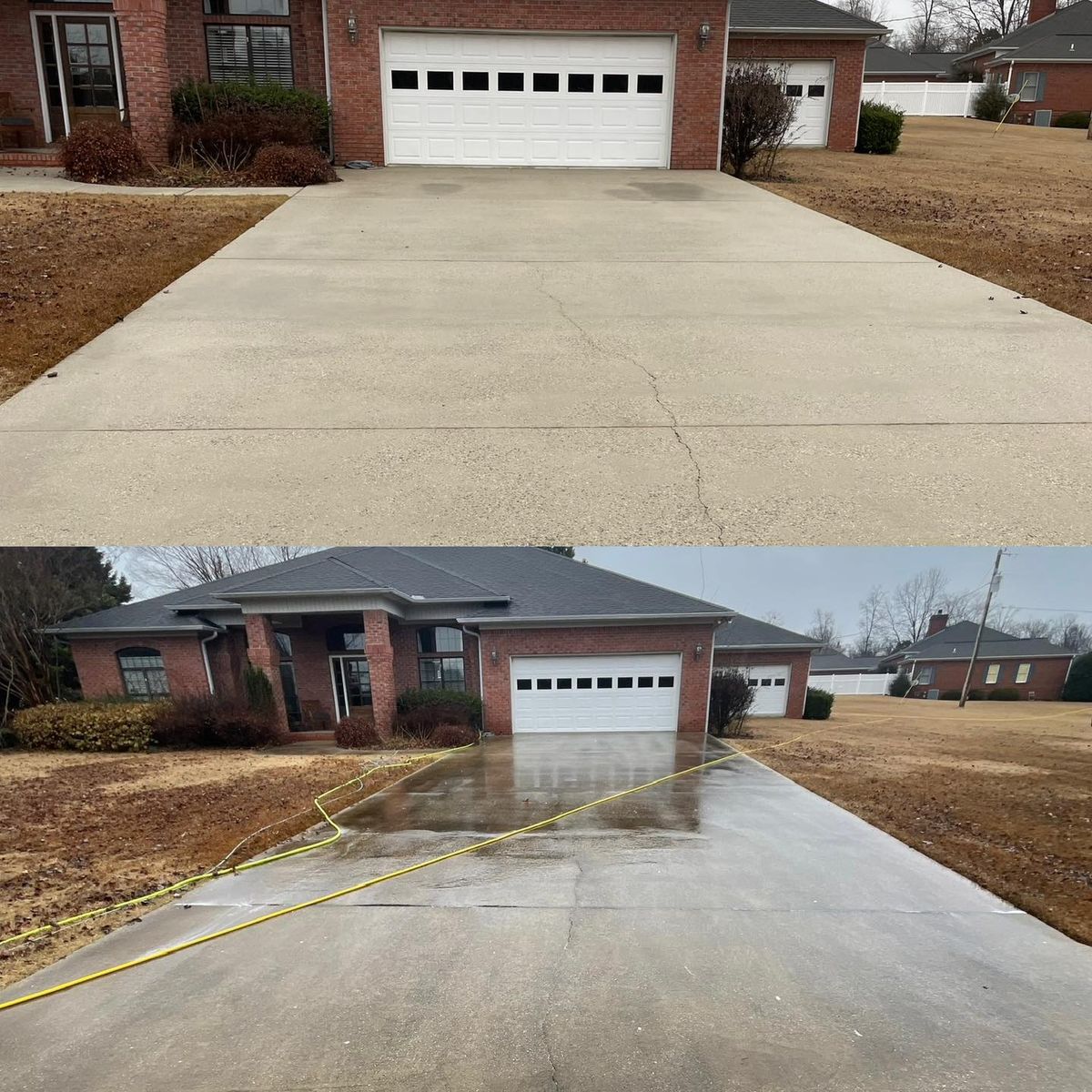 Driveway and Sidewalk Cleaning for Fowl Mouth Pressure Washing in Cullman, Alabama