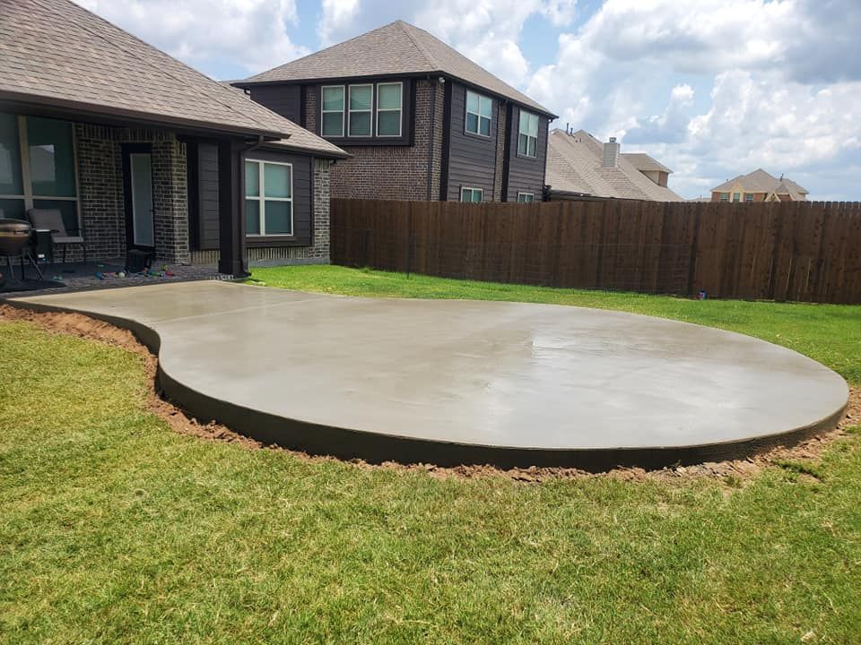 Concrete Slab Construction for JDS CreteWork in Quinlan, TX