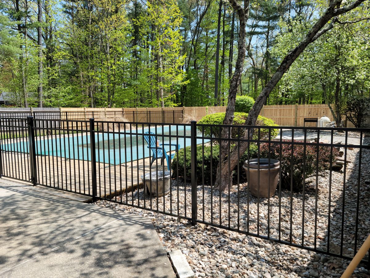 Aluminum Fencing Installation for Azorean Fence in Peabody, MA