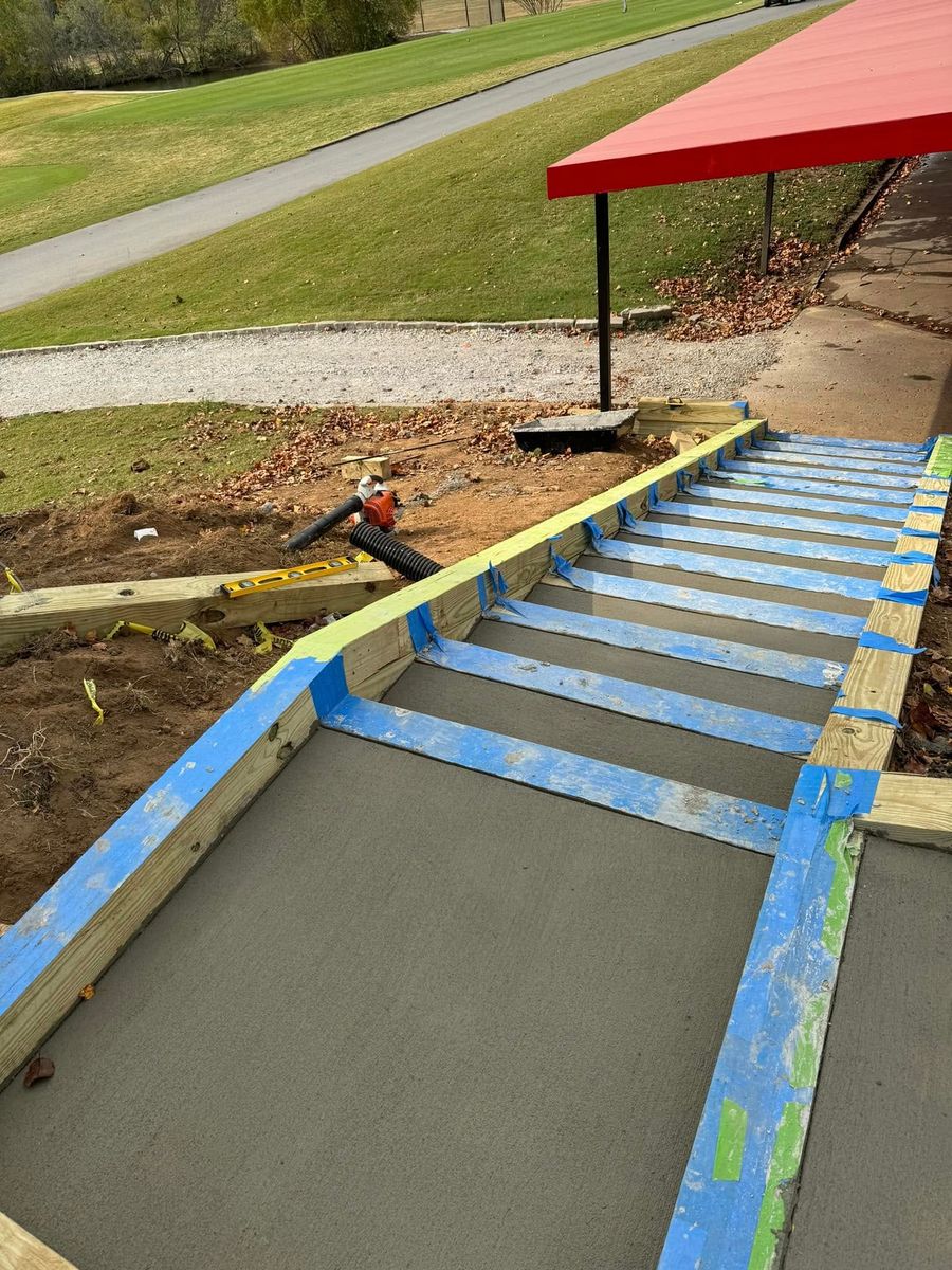 Stair Design & Installation for Mangrum’s Concrete in Franklin, TN