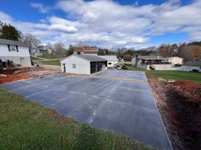 Concrete Slab Construction for A&J Concrete Service in Knoxville, TN