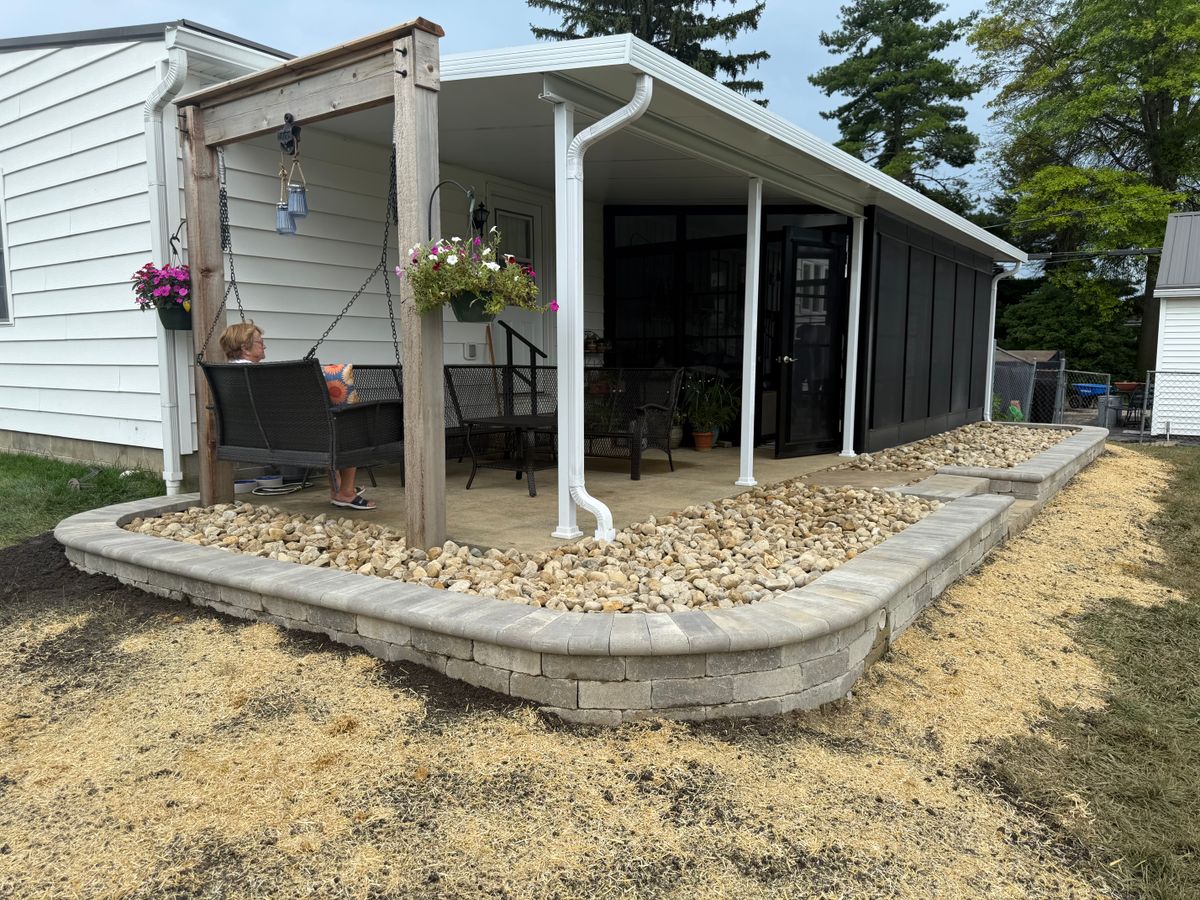 Hardscape Installation for N8 Landscaping in Amanda, OH