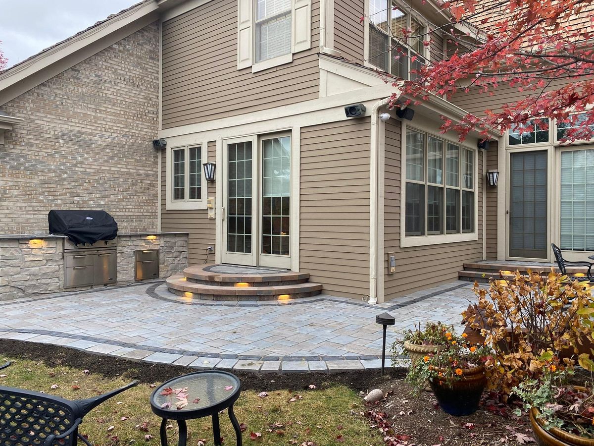 Landscape Installation for Alvarez Pavingstone INC. in Lyons, IL