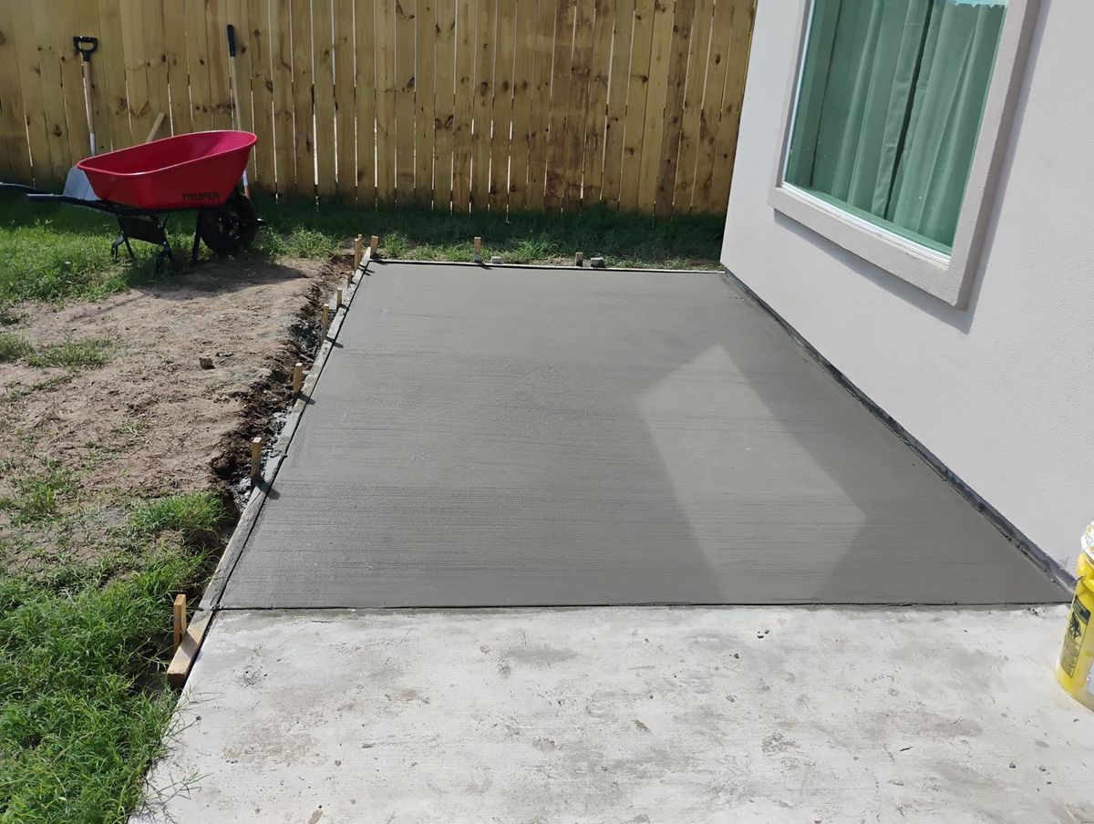 Concrete for Superior Painting and Metal Solutions in Edinburg, TX