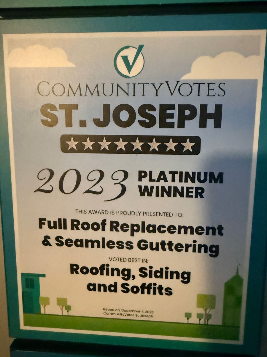 Seamless Metal Gutters for Full Roof Replacement and Repairs in Saint Joseph, MO