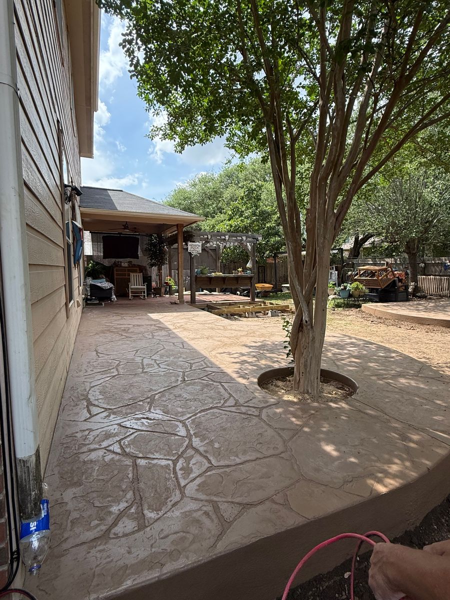 Patios for Benitez Brothers Construction in Austin, TX